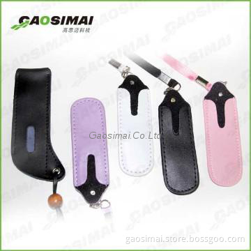 Gaosimai leather lanyard ego Pouch for e cig, welcome OEM